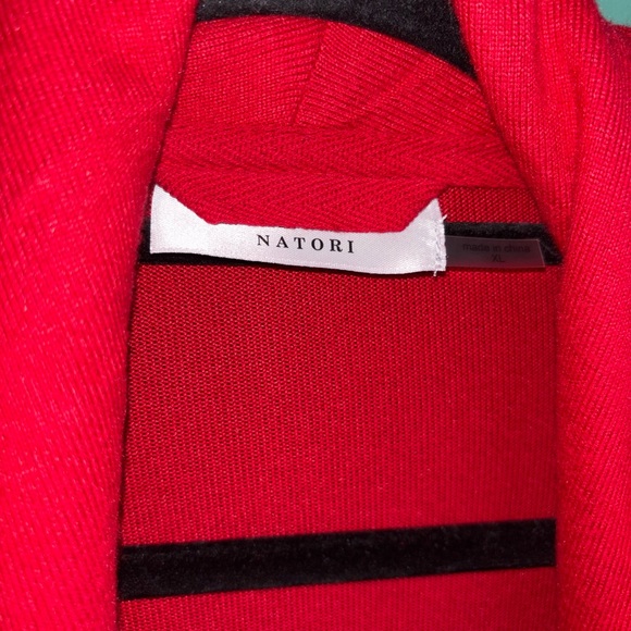 $68 NWT Natori XL Cozy Knit Oasis Robe - Picture 7 of 10